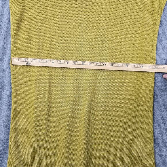 Eileen Fisher Sweater Womens Large Organic Linen Knit Coastal Boho Beach Tunic - Picture 4 of 5